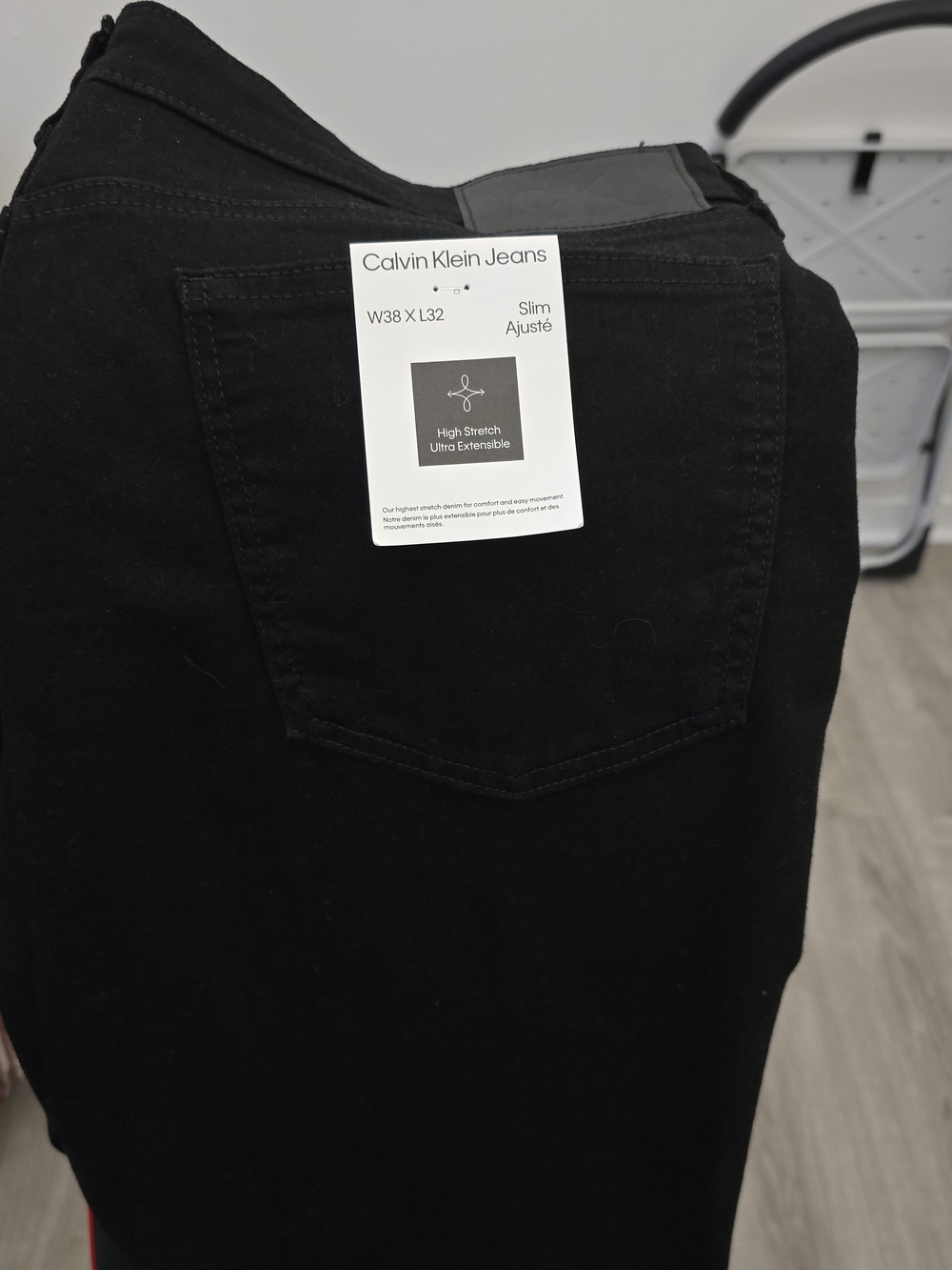 Calvin Klein Jeans Slim High Stretch Black Jeans